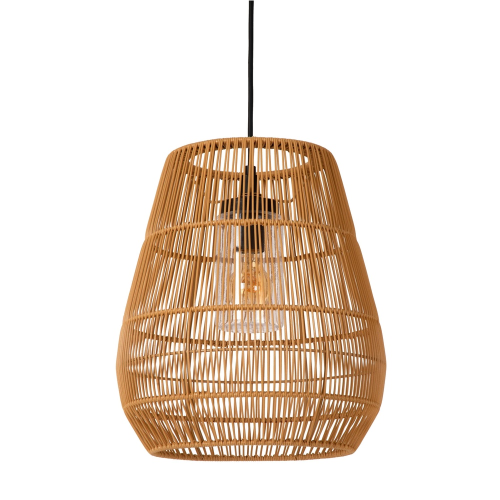 Lucide HanglampNerida rotan IP44 - Ø 35cm - 03844/01/72